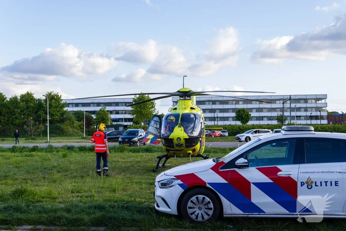 Grote inzet hulpdiensten na val van trap