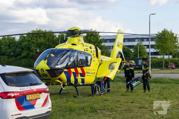 Grote inzet hulpdiensten na val van trap