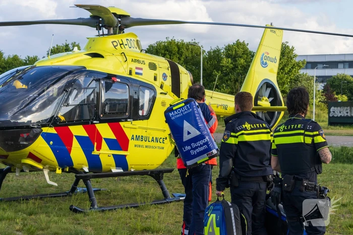 Grote inzet hulpdiensten na val van trap
