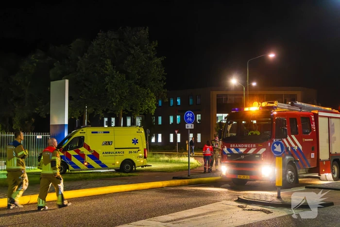 Grote uitslaande brand in loods