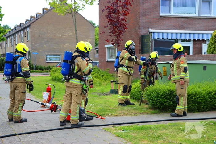 Brandweer ingezet voor brand in electriciteits huisje