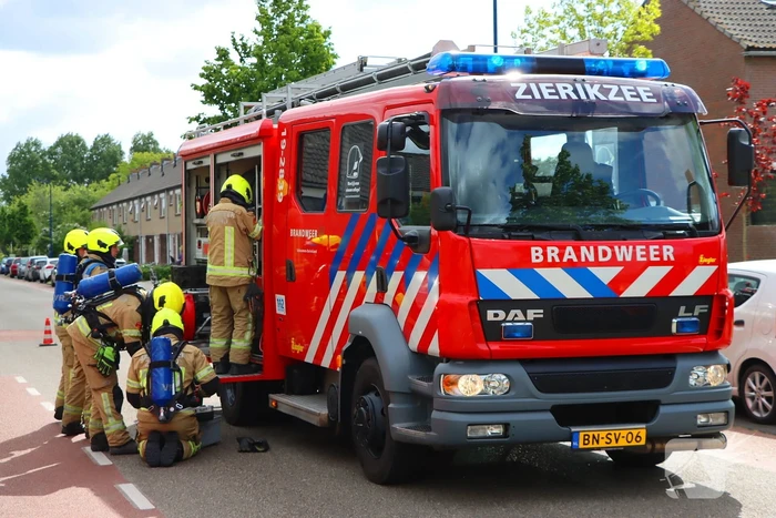 Brandweer ingezet voor brand in electriciteits huisje
