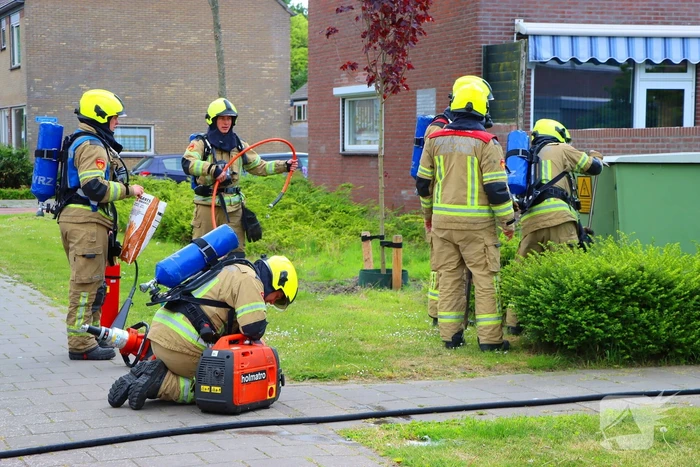 Brandweer ingezet voor brand in electriciteits huisje