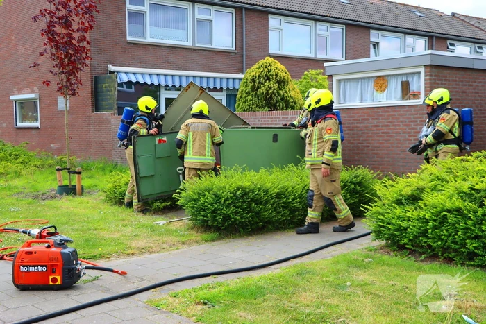 Brandweer ingezet voor brand in electriciteits huisje