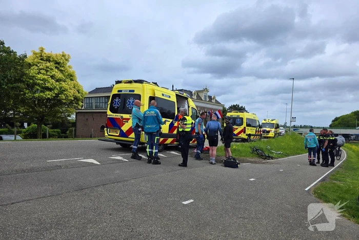 Wielrenner zwaargewond bij ongeval
