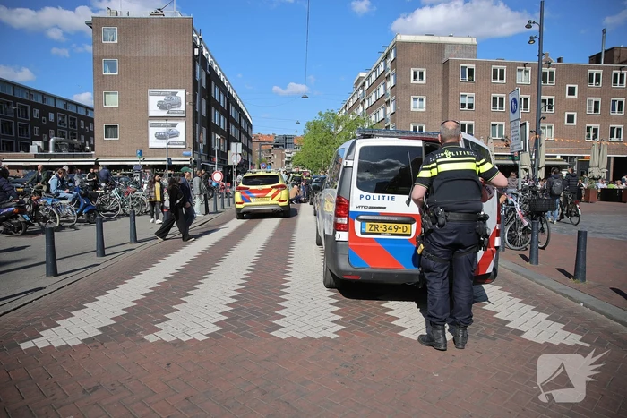 Dame geschept door automobilist