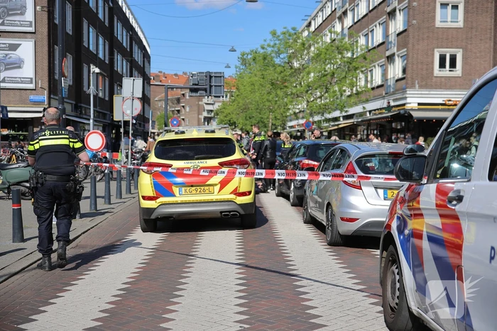 Dame geschept door automobilist