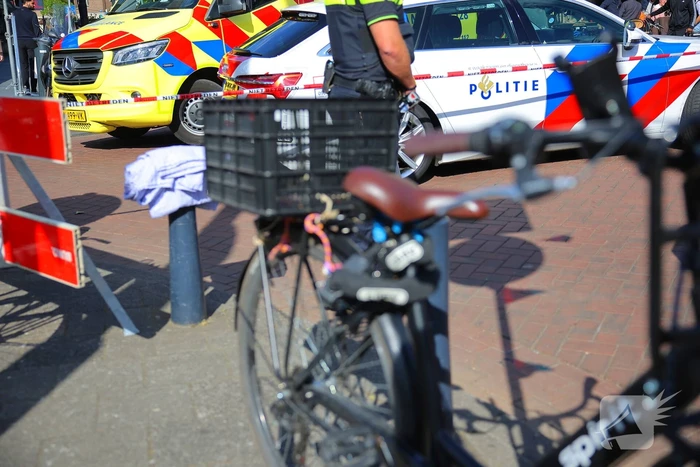Dame geschept door automobilist