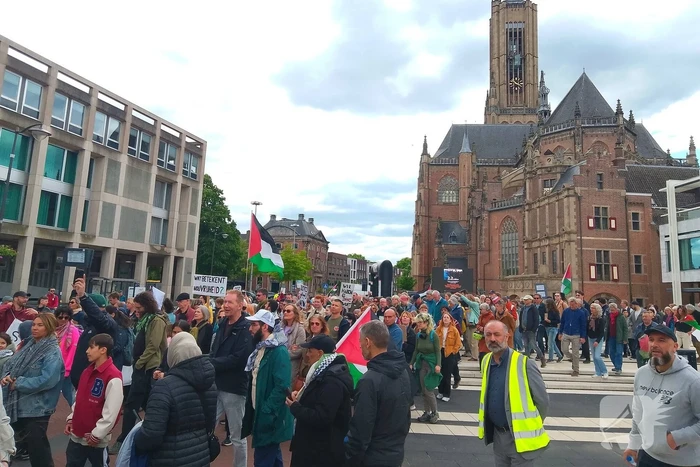 Pro Palestina demonstratie