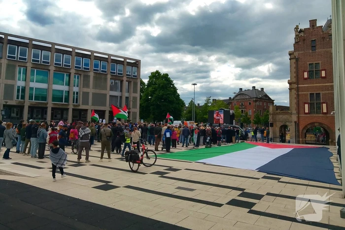 Pro Palestina demonstratie