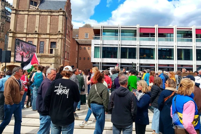 Pro Palestina demonstratie