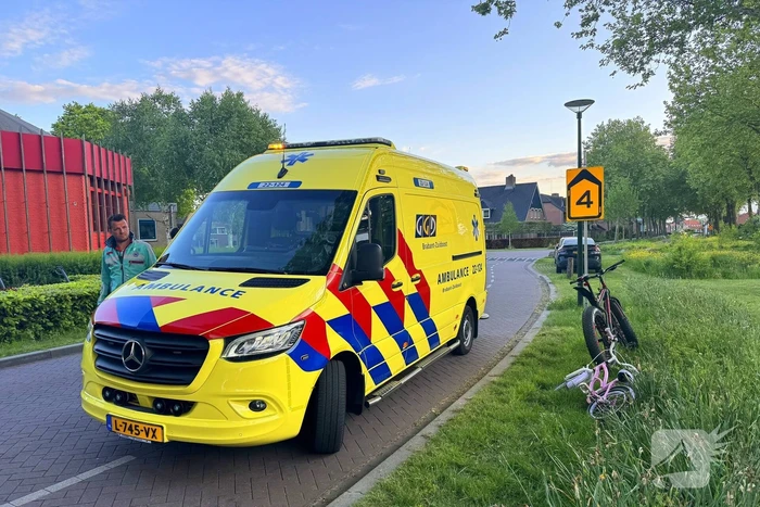 5-jarig kind gewond na val met fiets