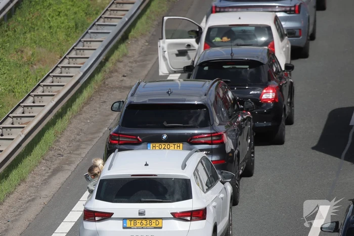 Lange file en stilstaand verkeer door technische storing