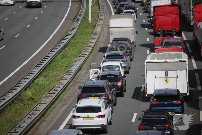 Lange file en stilstaand verkeer door technische storing