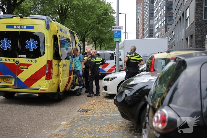 Gewonde bij melding steekincident, verdachte aangehouden
