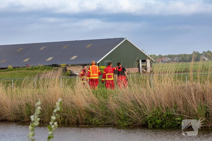 Brandweer ingezet voor hond te water