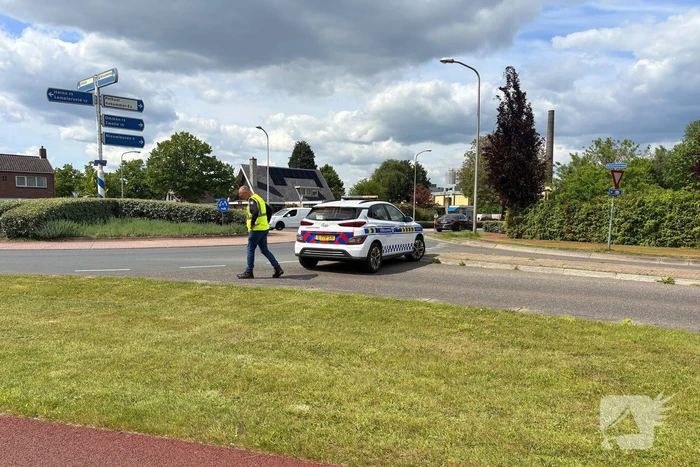 Vrouw gewond na fietsongeval