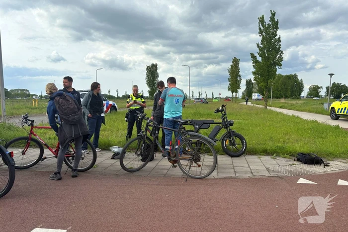 Ongeval op fietspad veroorzaakt verwondingen