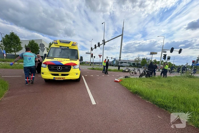 Ongeval op fietspad veroorzaakt verwondingen
