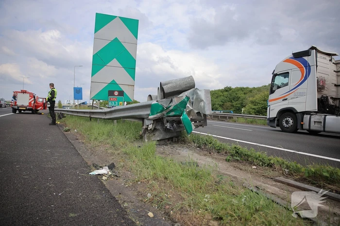 ongeval rijksweg a15 r 63,3 e ridderkerk