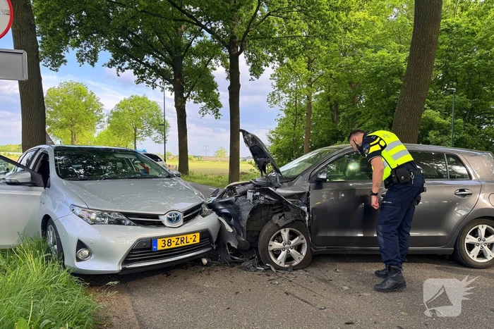 Gewonde na frontale botsing
