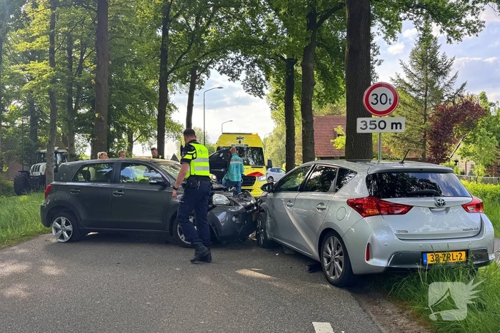 Gewonde na frontale botsing