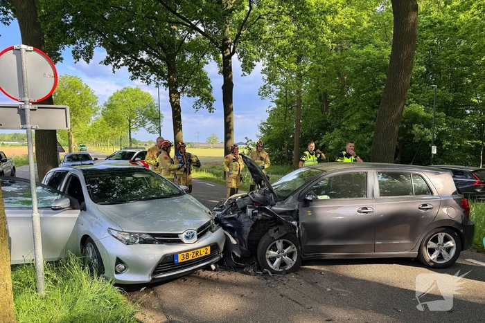 Gewonde na frontale botsing