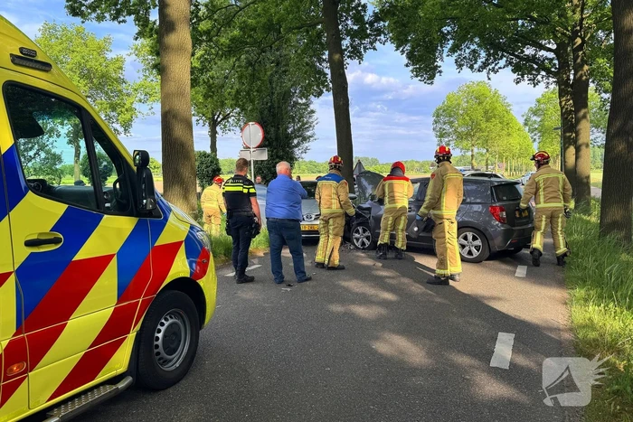 Gewonde na frontale botsing