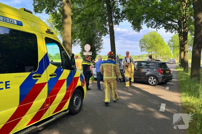 Gewonde na frontale botsing
