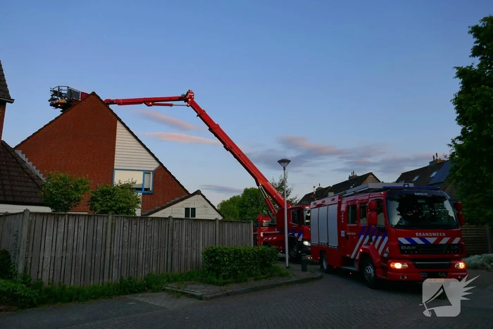 Brandweer ingezet voor schoorsteenbrand