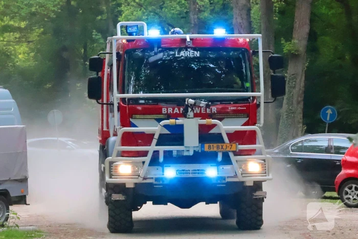 Tevergeefse bluspoging bosbrand