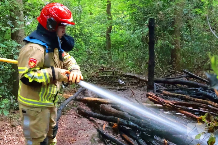 Tevergeefse bluspoging bosbrand