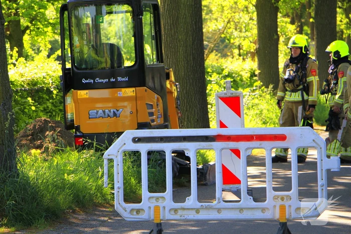 Gaslekkage veroorzaakt wegafsluiting