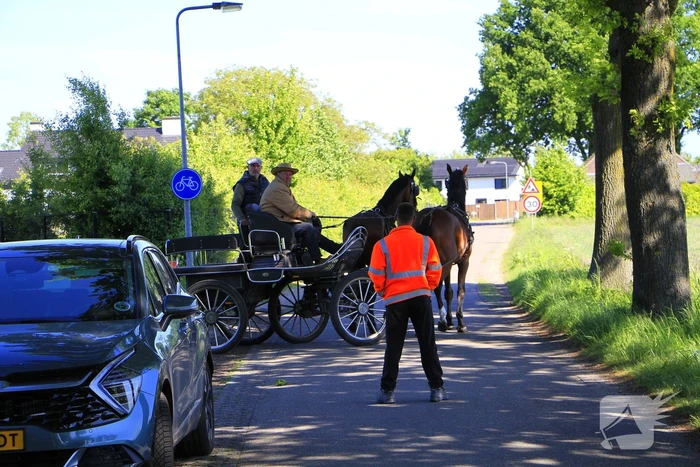 Gaslekkage veroorzaakt wegafsluiting