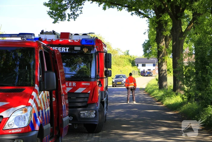 Gaslekkage veroorzaakt wegafsluiting