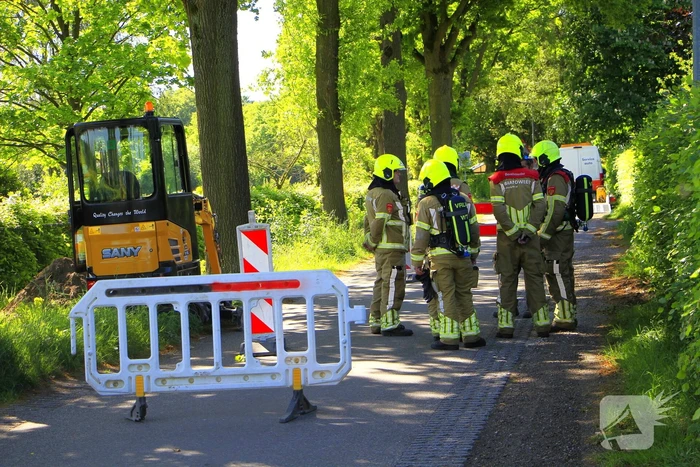 Gaslekkage veroorzaakt wegafsluiting
