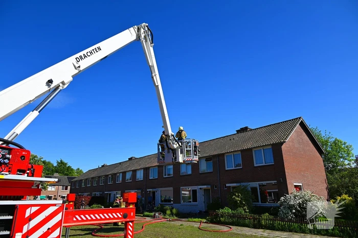 Brand in keuken zorgt voor rookontwikkeling