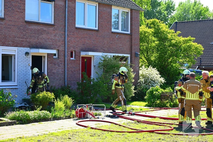 Brand in keuken zorgt voor rookontwikkeling