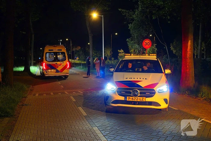 Fietser gewond na val, traumateam en ambulance ingeschakeld