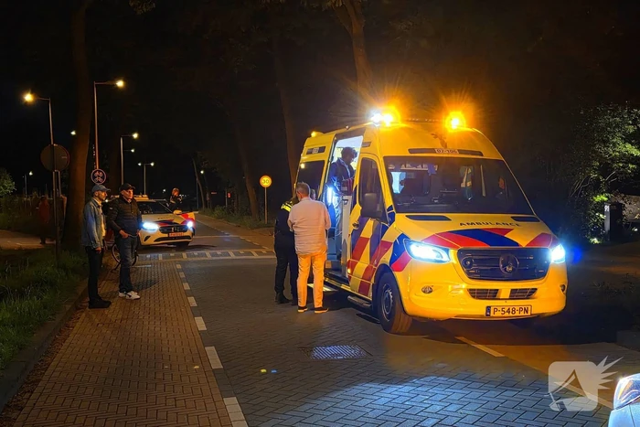 Fietser gewond na val, traumateam en ambulance ingeschakeld
