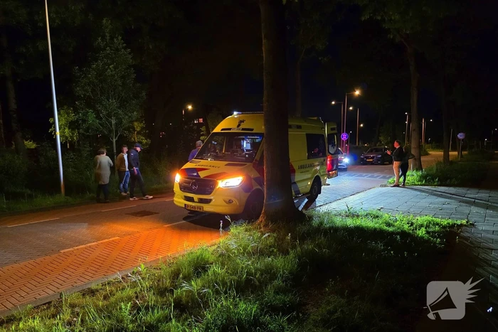 Fietser gewond na val, traumateam en ambulance ingeschakeld