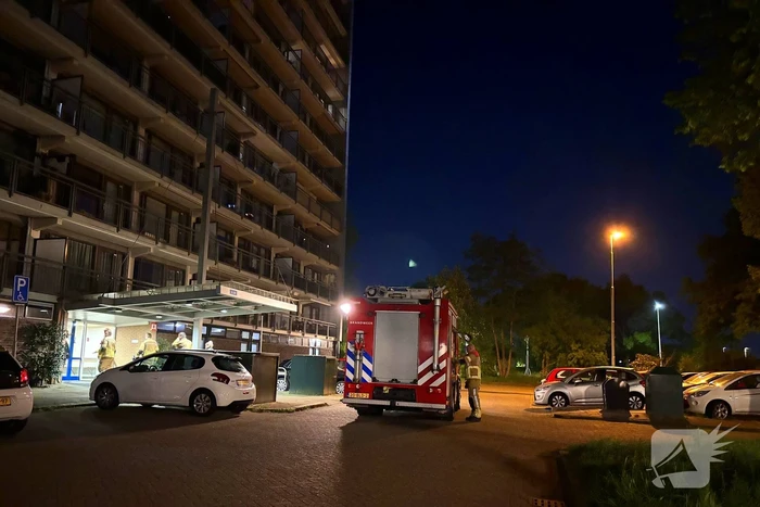 Flatbewoners zonder spanning door lekkage