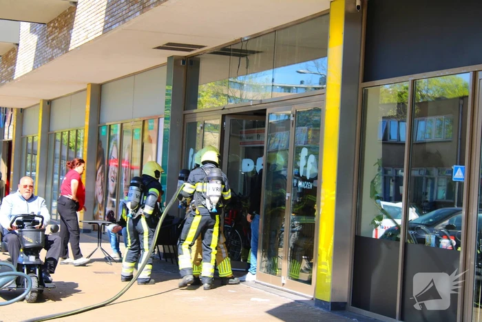 Frituur in brand tijdens verbouwing