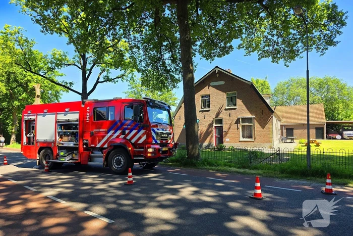 Brand in woning, alarm geslagen door rookmelder