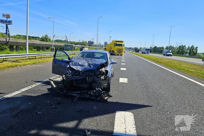 Grote bergingsactie op snelweg