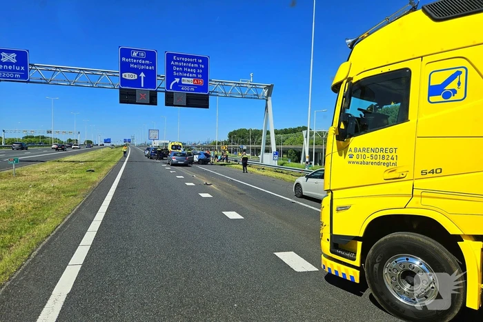 Grote bergingsactie op snelweg