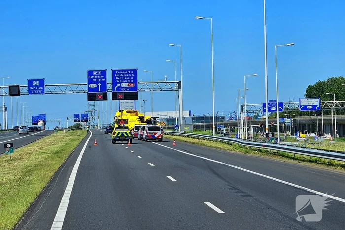 Grote bergingsactie op snelweg