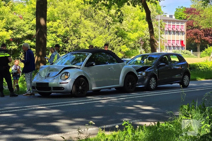 Kopstaart botsing op omleidingsroute