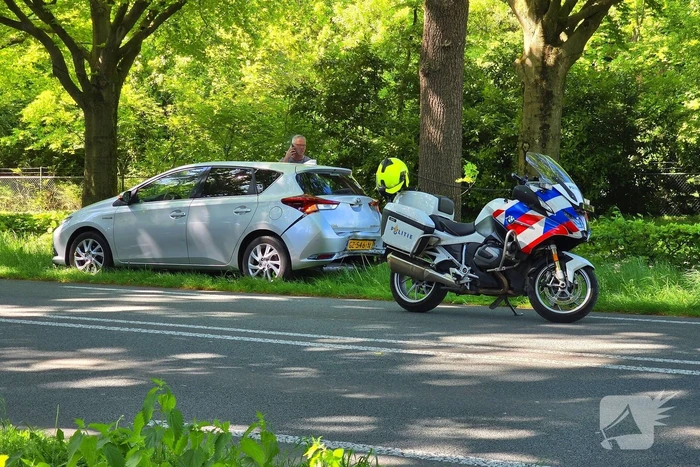 Kopstaart botsing op omleidingsroute