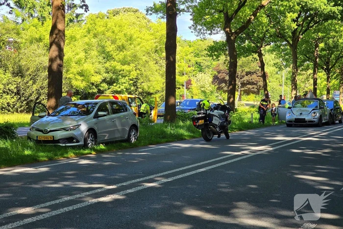 Kopstaart botsing op omleidingsroute